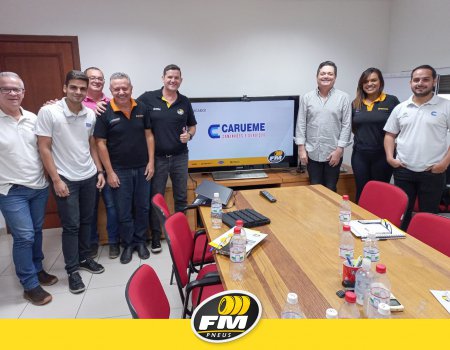 ​Grupo Carueme recebe treinamento técnico sobre pneus